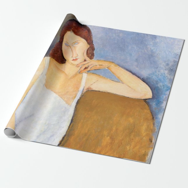 Papel De Regalo Amedeo Modigliani - Jeanne Hebuterne (Desenrollado)