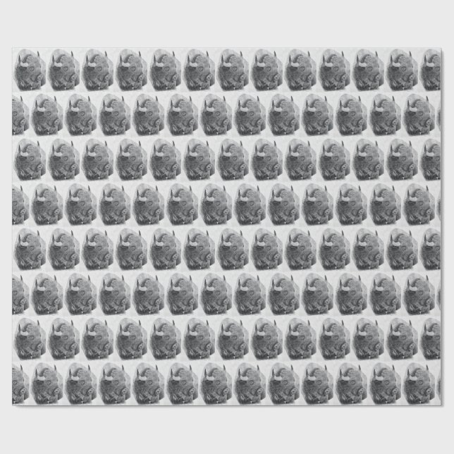 Papel De Regalo American Buffalo (Superficie plana)