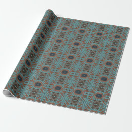 Papel De Regalo American Southwest Tribal Patterned Art And Colors