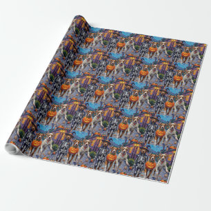 Papel De Regalo American Staffordshire Terrier Perros Halloween
