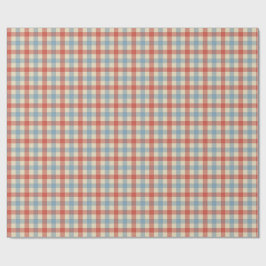 Papel De Regalo Americana Gingham