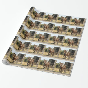 Papel De Regalo Amish Horse and Buggy