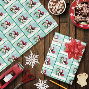 Papel De Regalo Amistad con las Lechuzas de Nieve