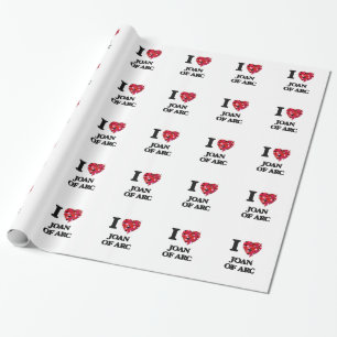 Papel De Regalo Amo a Juana de Arco