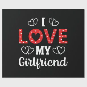 Papel De Regalo Amo a mi novia