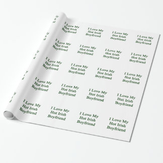 Papel De Regalo Amo a mi novio irlandés caliente
