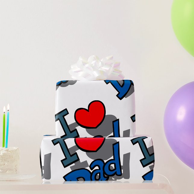 Papel De Regalo Amo a papá (Subido por el creador)