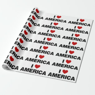 Papel De Regalo Amo América