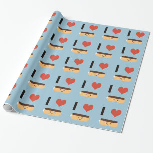 Papel De Regalo Amo Eclaires