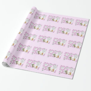 Papel De Regalo Amo El Pastel Boda Rosa