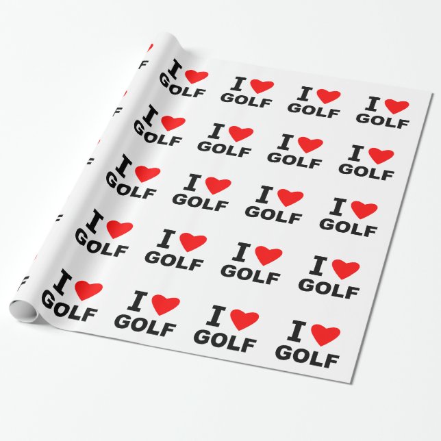 Papel De Regalo Amo golf (Desenrollado)