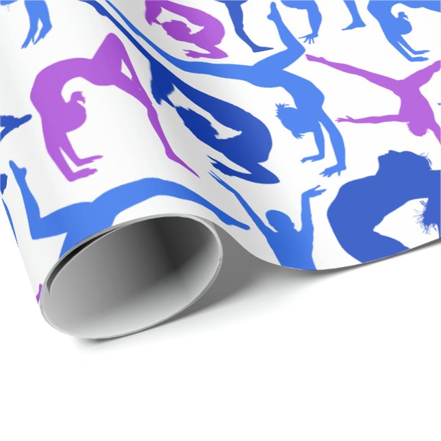 Papel De Regalo AMO la gimnasia (Esquina del rollo)