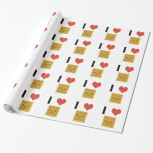 Papel De Regalo Amo las galletas