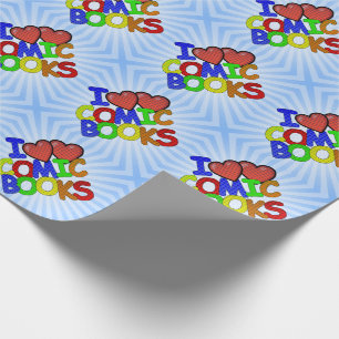 Papel De Regalo Amo los cómics