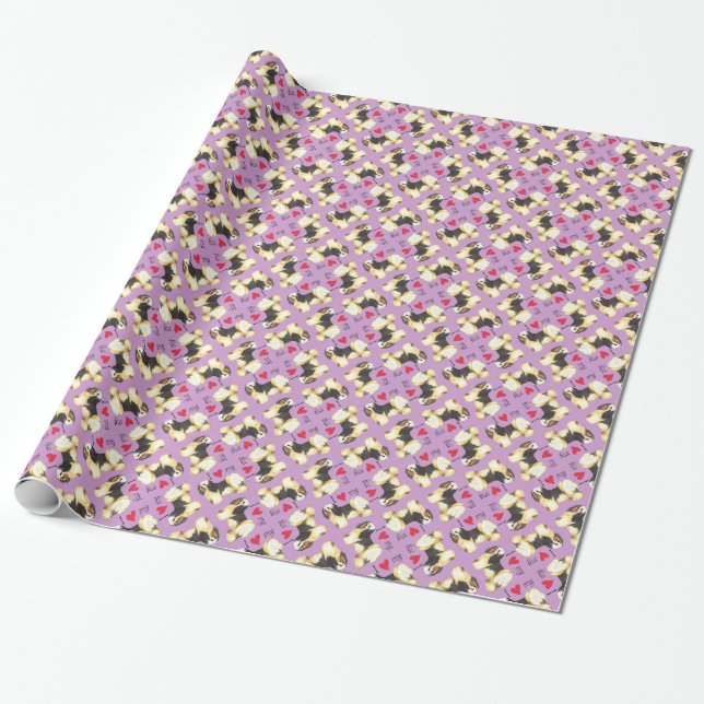 Papel De Regalo Amo mi Havanese (Desenrollado)