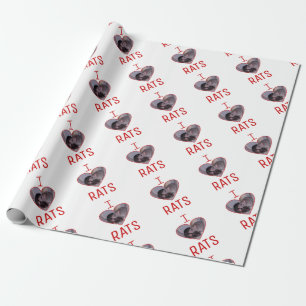 Papel De Regalo ¡Amo ratas!