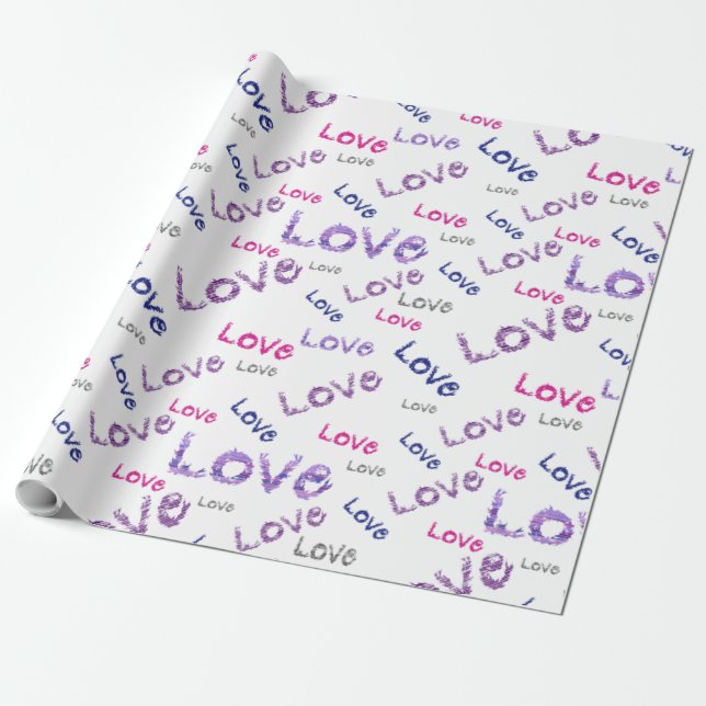 Papel De Regalo Amor (Desenrollado)