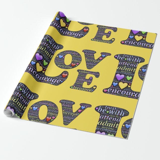 PAPEL DE REGALO AMOR (Desenrollado)