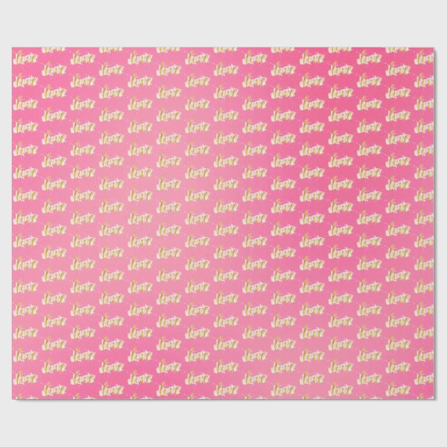 Papel De Regalo Amor (Superficie plana)