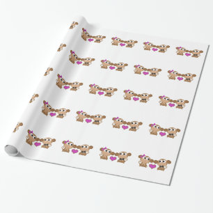 Papel De Regalo Amor a los monos pequeños