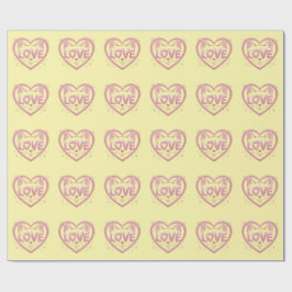Papel De Regalo Amor de Gato Brillante
