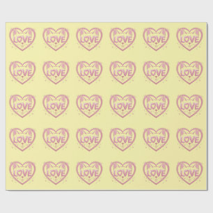 Papel De Regalo Amor de Gato Brillante