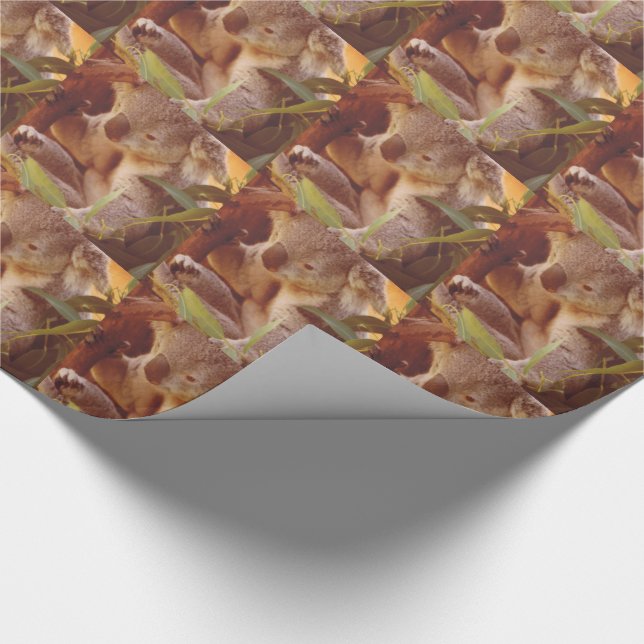 Papel De Regalo Amor de Koala (Esquina)