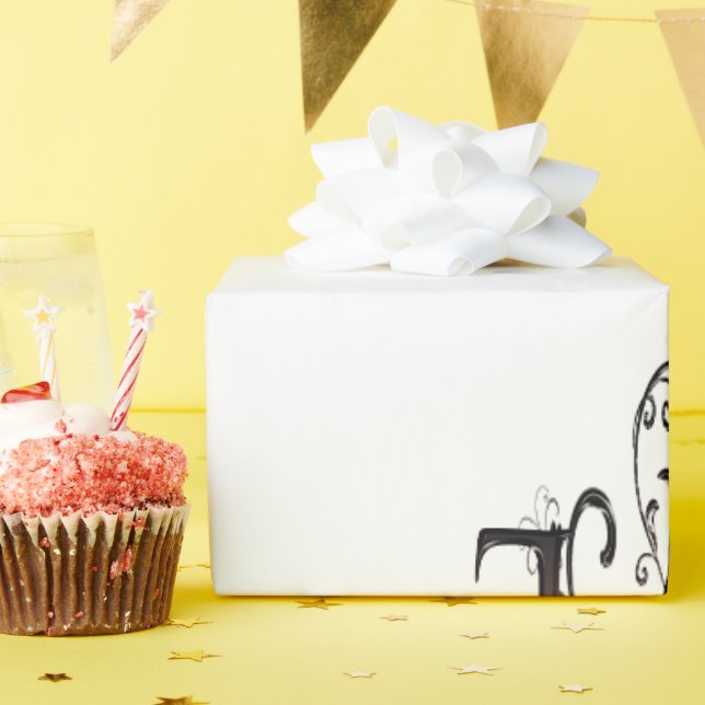 Papel De Regalo Amor de oro (Fiesta de cumpleaños )