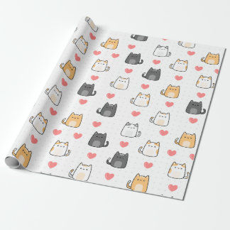 Papel De Regalo Amor, Gato