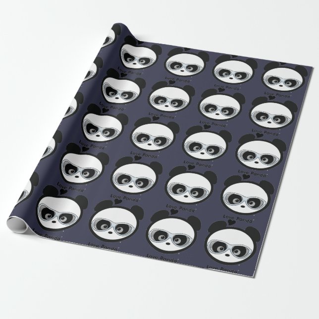 Papel De Regalo Amor Panda® (Desenrollado)
