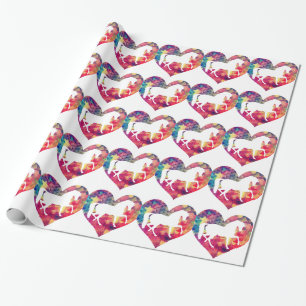 Papel De Regalo Amor para los caballos