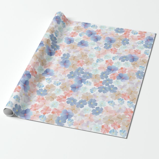 Papel De Regalo Amor puro como una Flor (Desenrollado)