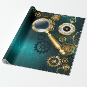 Papel De Regalo Ampliador en estilo Steampunk