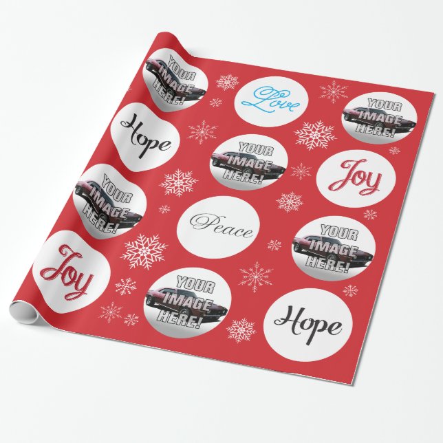 Papel De Regalo ¡Añada su foto! Chevy Camaro (Desenrollado)