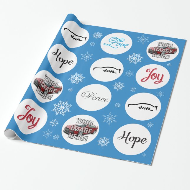 Papel De Regalo ¡Añada su foto! Mitsubishi Evo X (Desenrollado)