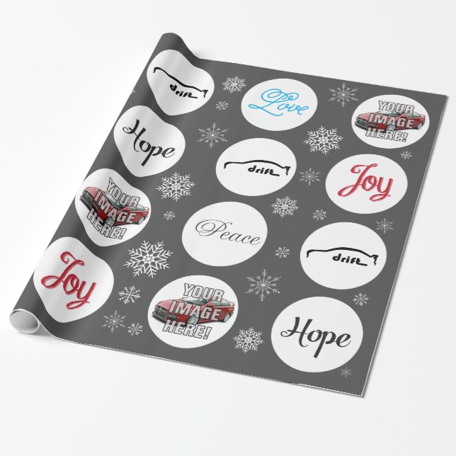 Papel De Regalo ¡Añada su foto! Mitsubishi Evo X (Desenrollado)