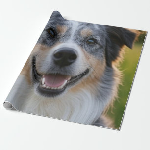 Papel De Regalo Añadir Personalizar de fotografía Mascota