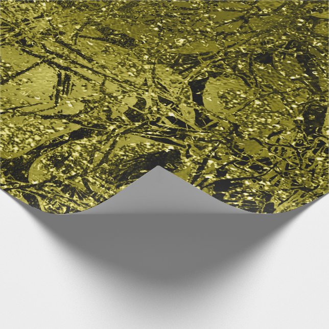 Papel De Regalo Anatomía Cuerpo Célula Naturaleza Mint Mustard Cha (Esquina)