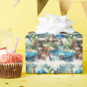 Papel De Regalo Anciano sobre un viejo grito