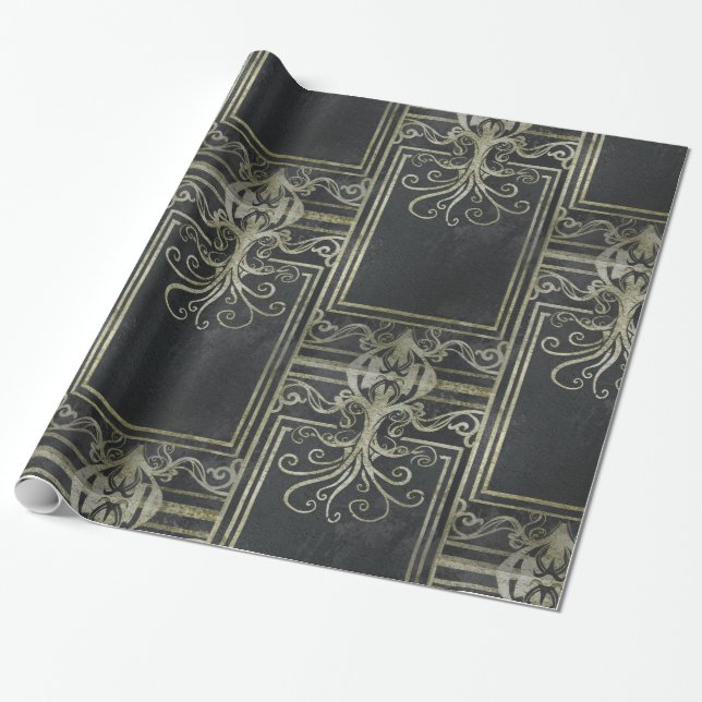 Papel De Regalo Ancient Eldritch Victorian (Desenrollado)