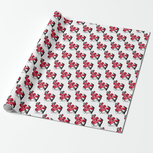 Papel De Regalo Ancla (Desenrollado)