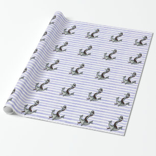 Papel De Regalo Ancla de barco náutico