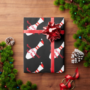 Papel De Regalo Anclaje de bolas con Navidades del personalizado S