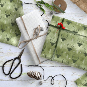 Papel De Regalo Anclajes de venado Flechas Navidades Patrón ID861