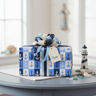 Papel De Regalo Anclas