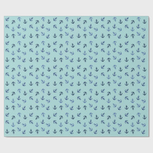 Papel De Regalo Anclas Verano
