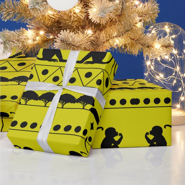 Papel De Regalo Andean Amazon Gift Wrap – Ecuadorian Tribal Patter (Vacaciones)