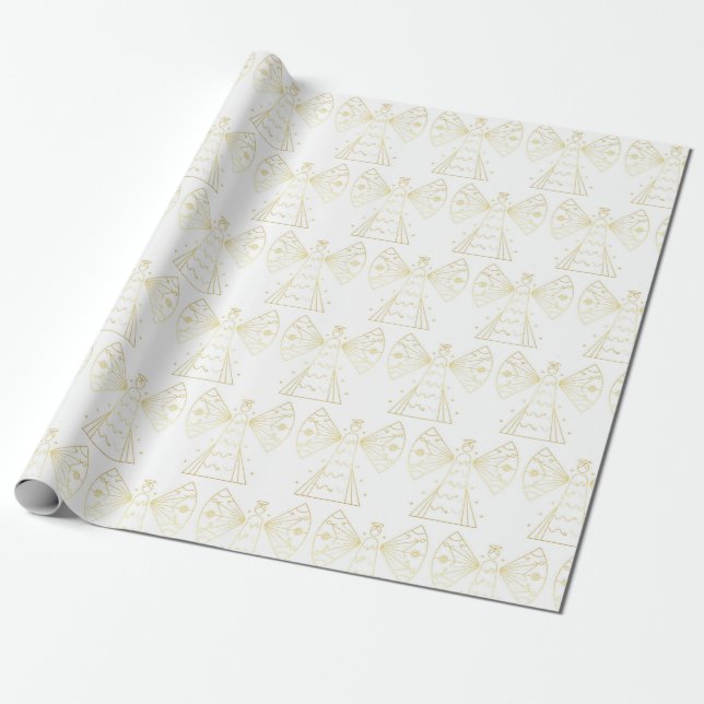 Papel De Regalo Ángel (Desenrollado)