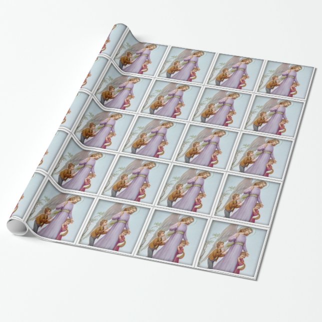 Papel De Regalo Ángel de guarda (Desenrollado)