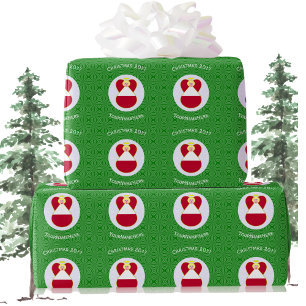Papel De Regalo Ángel de Navidad con Bandera Austriaca Personaliza